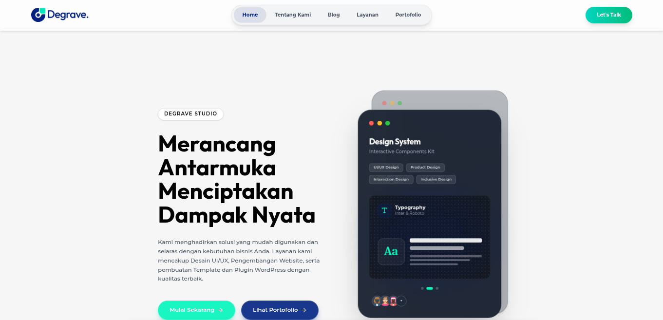 Degrave Studio Website